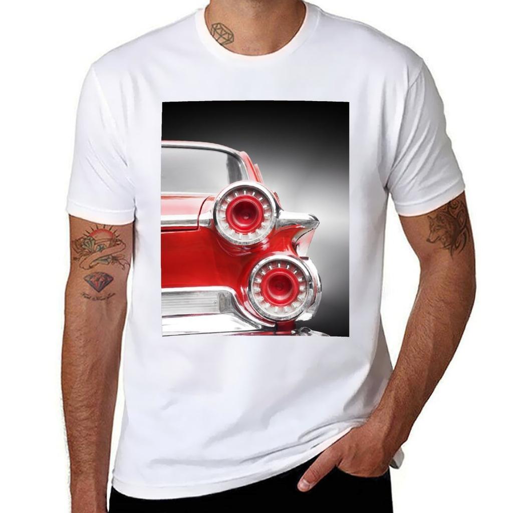 American Classic Car 1962 Vehicle Rear Abstract TShirt Sun Protective Outdoor Tee Top