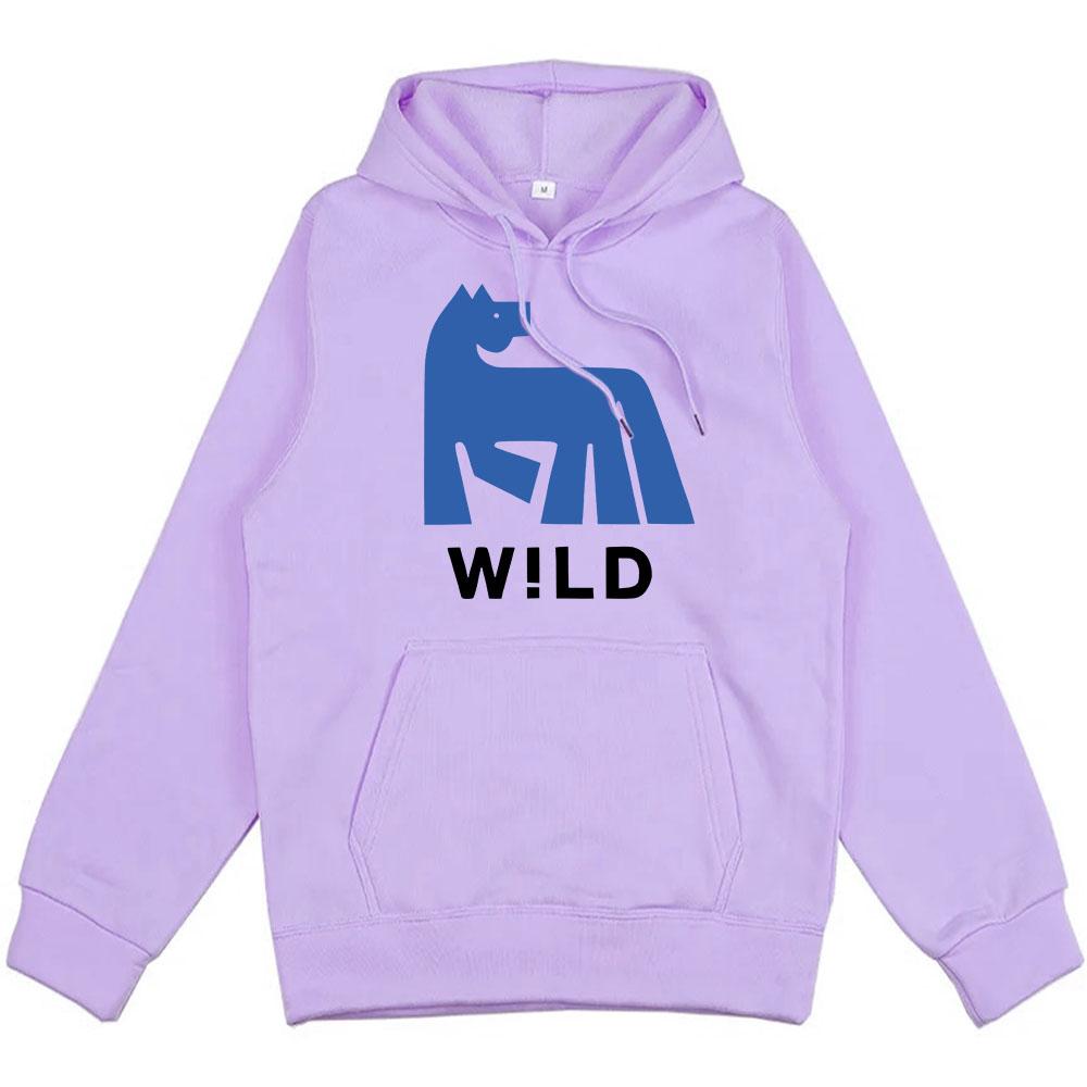 W!LD Album Grafik Kapuzenpullover Russ Sänger Lustiger Cartoon Print Sweatshirts Fleece Locker Unisex Streetwear Herren Damen Kleidung Grunge