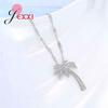 Exquisite Women 925 Sterling Silver Coconut Pendant Necklace For Party Accessory Fashion Cubic Zirconia Wedding Necklaces
