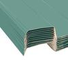 Galvanized Steel Sheet - vidaXL - 42984 - 12 Pieces - Green - Weather Resistance
