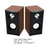 2Pcs JT042 Sound Concise Wood Multi Box Subwoofer Used Portable Music Speaker USB