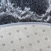 Dywan okrągły do salonu shaggy DECOR antypoślizgowy miękki puszysty 120x120 Grey Lantern