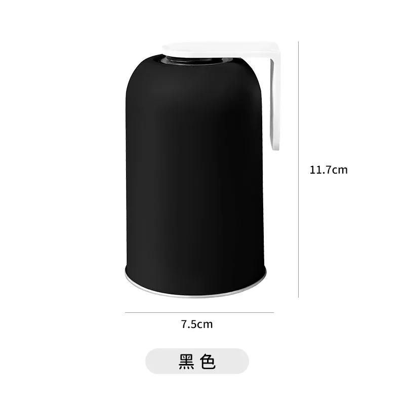 New 304 Stainless Steel Magnetic Mouthwash Cup Tooth Brushing Cup Wall Mounted No Punching Household Water Cup Large Capacity