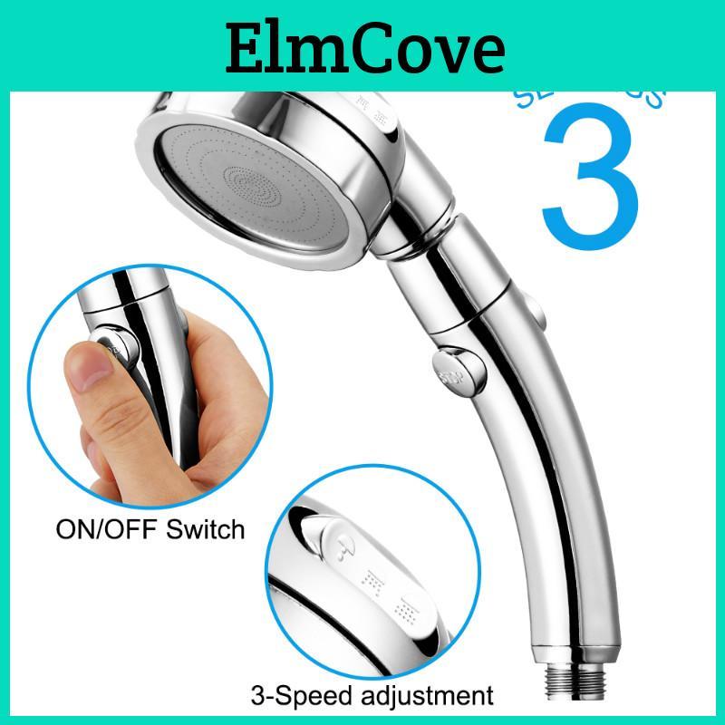 Portable 360 Degree Rotating Shower Head With Three Adjustable Modes For High Pressure Water Saving