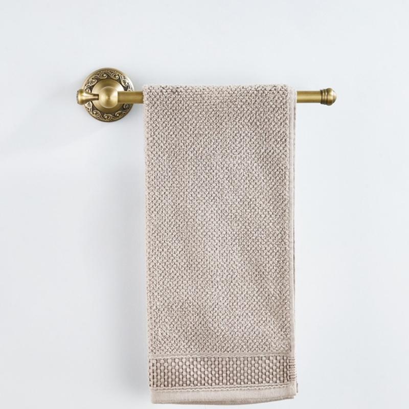 Copper Wall Mounted Tissue Holder Copper Single Towels Rail Rod Toilet Paper Roll Dispenser Bathroom Accessory