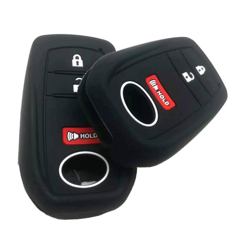 2 szt. Silikonowe Etui Pokrowiec Uchwyt Torba Ochronna na Brelok Pasuje do Toyota Tundra Tacoma Sequoia Prius