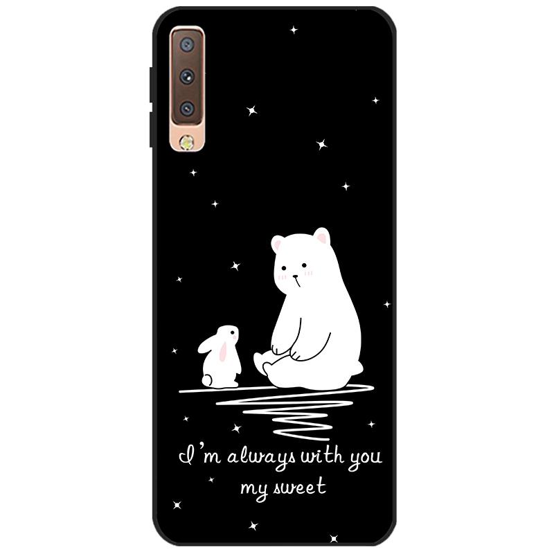 For Phone Case Samsung Galaxy A7 2018 Case Bumper Soft TPU Silicone Coque Back Cover For Samsung A7 2018 A750 A750F Case Fundas