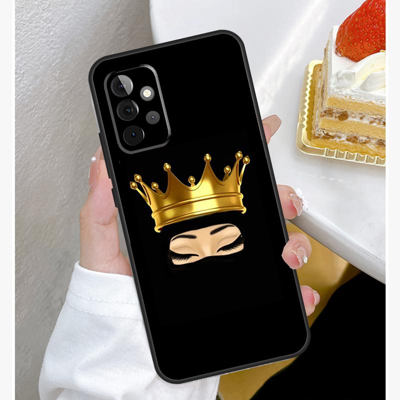 Niqab Königin Islamische Muslima Frau Hülle Für Samsung Galaxy A55 A35 A15 A14 A34 A54 A73 A53 A33 A23 A13 A12 A32 A52 A51 Hülle