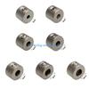 Y5GD 3- in-1 Stainless Steel Drill Depth Limit Ring 4-10mm Drill Bit Stop Collar Tool