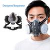 New Respirator Reusable Half Face Dust Dual Filter Dust-proof Mask Safety Work Filter For Work Safety Carpenter Daily Protection