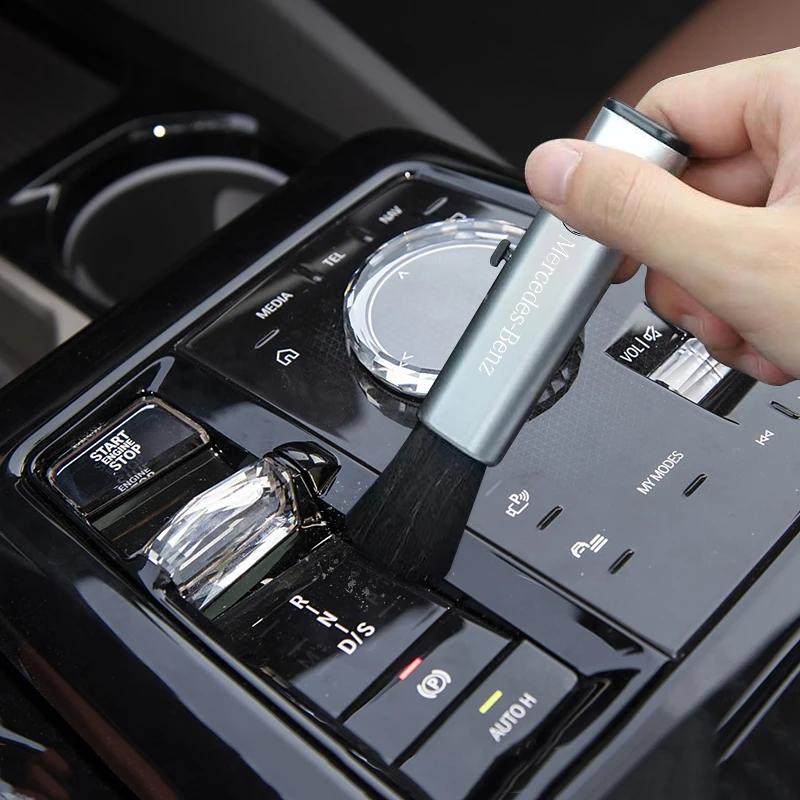 CEM1 Hot 2025 Car Interior Cleaning Brush Extendable Portable Fine Bristle Brush For Mercedes Benz AMG W203 W206 W220 W205 W211 W212
