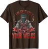 Funny Welder Shirts For Men I Am Silently Judging Your Welds T-Shirt Fitted Men T Shirt Unique T Shirt Cotton Leisure