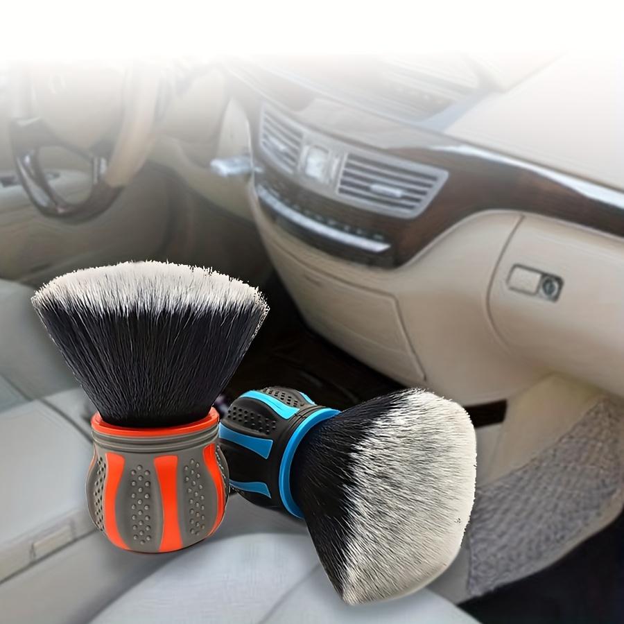 Dusting Brush Available in 2 Colors Suitable for Both Vehicles and Home Use Features a Round Handle Design and Ultra-soft PET Bristles