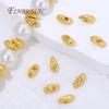 10/20Pcs 18K Gold Plated Decorative Beads,Spacers For Bead,Metal Separator Beads,Jewelry Making Supplies,Bracelets Accessories
