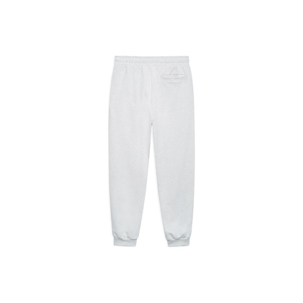 Li-Ning Anti-Wu Series Solid Color Brand Print Logo Elastic Cuff Knit Sports Pants Men Bottoms Slate-Gray AKLSG33-1