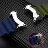 New Rubber Watchband For Citizen BJ8050 BJ8050-08E Stainless Steel Lug Little/Small Monster Modified Silicone Watch Band Strap