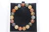KOUOKU Old Multicolor Rutilated Quartz Bracelet 10mm Power Stone Money Luck Good Luck Brazilian Natural Stone Prayer Beads Rutilated Quartz [K