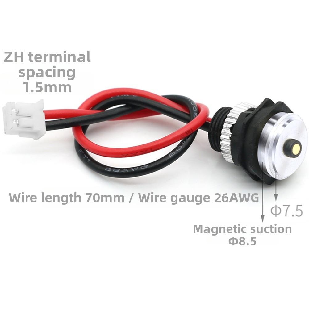 2.8A 12V Waterproof Magnetic Charging Cable Magnetic Head For Wearable Devices Low Frequency Magnetic Head Connector