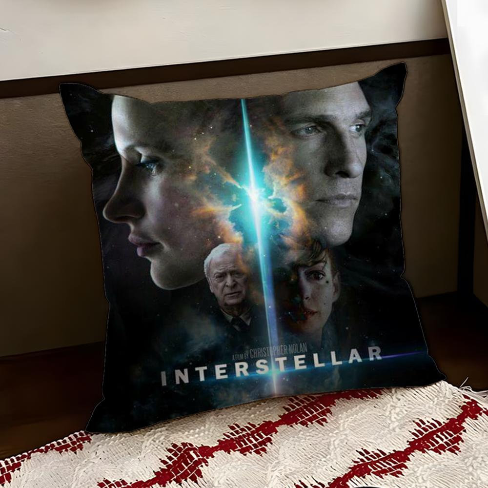 Movie IInterstellarS Cushion Cover Reversible Soft Durable Pillow Cover Home Car MultiScene Use for Daily Comfort