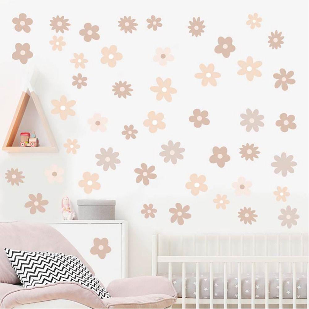 Watercolor Flowers Wall Stickers DIY Wall  Art New Decorative Decals  Home Decoration