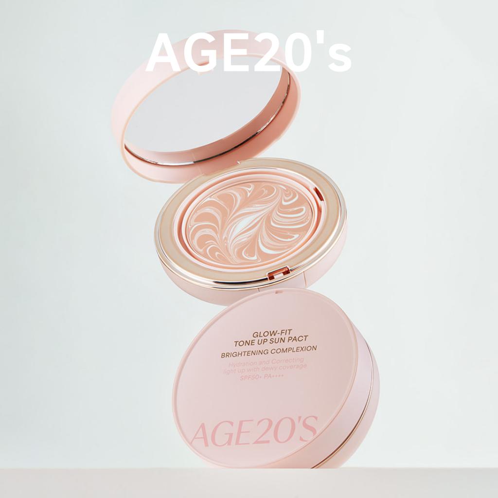 [AGE20 S] Glow Fit Tone Up Sun Pact (SPF50+/PA++++) 1Pcs