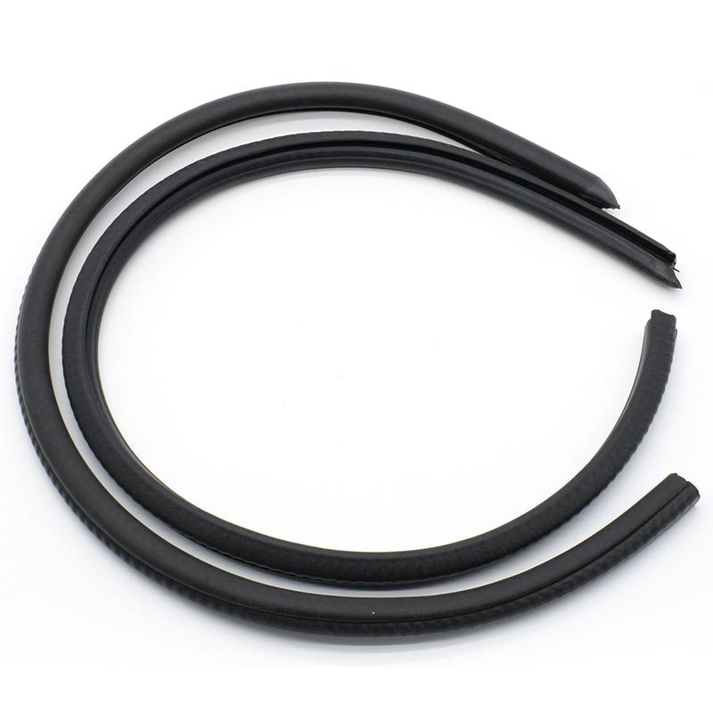 OEMASSIVE 2X 80Cm Car B Pillar Rubber Seal Strip Anti-Noise Dustproof Front Door Edge Sealing Strip Guard Sealant Auto Protector