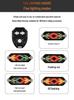 Wireless Bicycle Turn Signal with Remote, USB Charging Horn, and Night Riding Warning Light