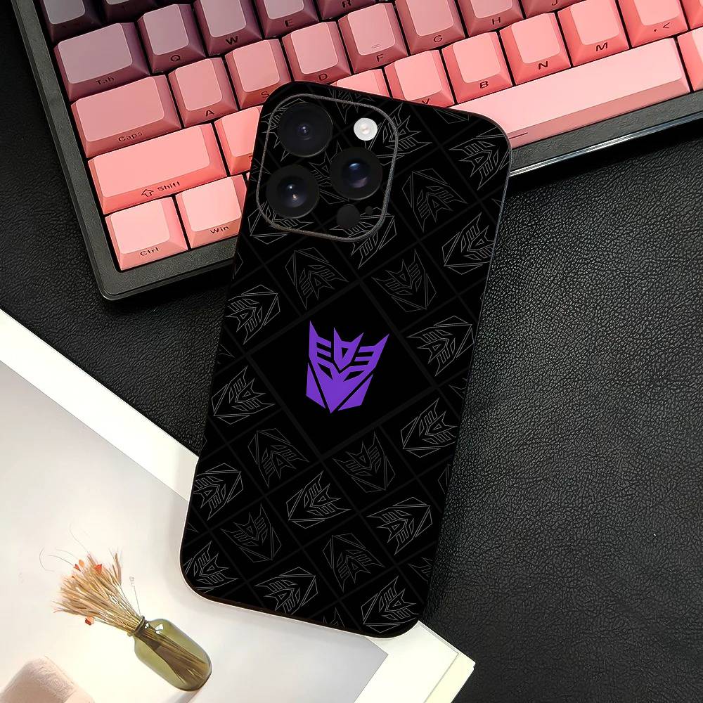 Cool T-Transformers Decepticon Movie Phone Case For IPhone 17 16 15 14 13 12 11 PRO MAX PLUS Mini Soft TPU Skin Cover Gift