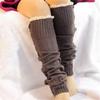 Women Warm Elastic Foot Covers Boot Socks Ankle Warmer Knitted Socks Leg Warmers