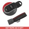 Car Key Case Cover Chain Shell Decorative Protection Fob Holder For Mini Cooper F54 F55 F56 F60 One D S Clubman Accessories