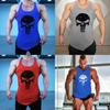 Trendy Loose Fit Muscle Training Vest For Men Casual Polyester Sleeveless Shirt