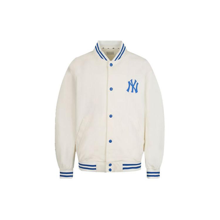 MLB Baseball Jacket Unisex Ivory White 31JP04011-50I L