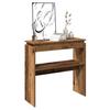 VidaXL Console Table Old Wood 80x30x102 Cm Engineered Wood, Sofa End Table, Hallway Table, Behind the Table 856626