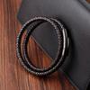 Various Styles Of Small Accessories Stainless Steel Men's Leather Bracelet Magnet Buckle Classic Boy's Valentine's Day Gift
