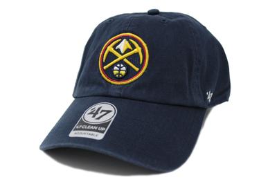 47 Brand (Forty Seven Brand) 47 Clean Up Cap, NBA Western Conference Denver Nuggets, Free Size