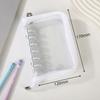 A7 Glitter Laser Star Zipper Binder Photo Card Collection Book Postcard Organizer Diary Notebook School Stationery