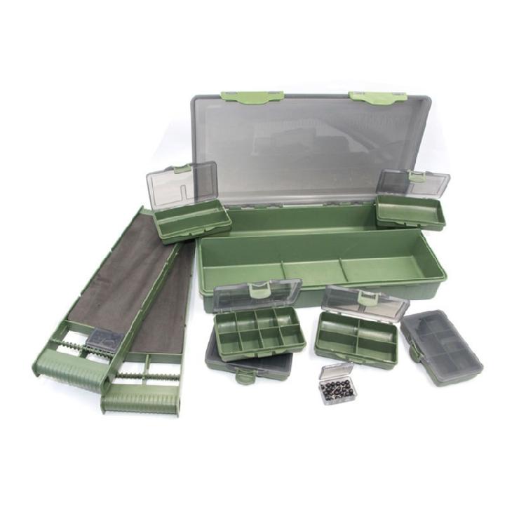 Clear Lid Tackle Box Case Fishing Lures Baits Hook Storage Case Multi Compartment Fishing Tackle Storage Box