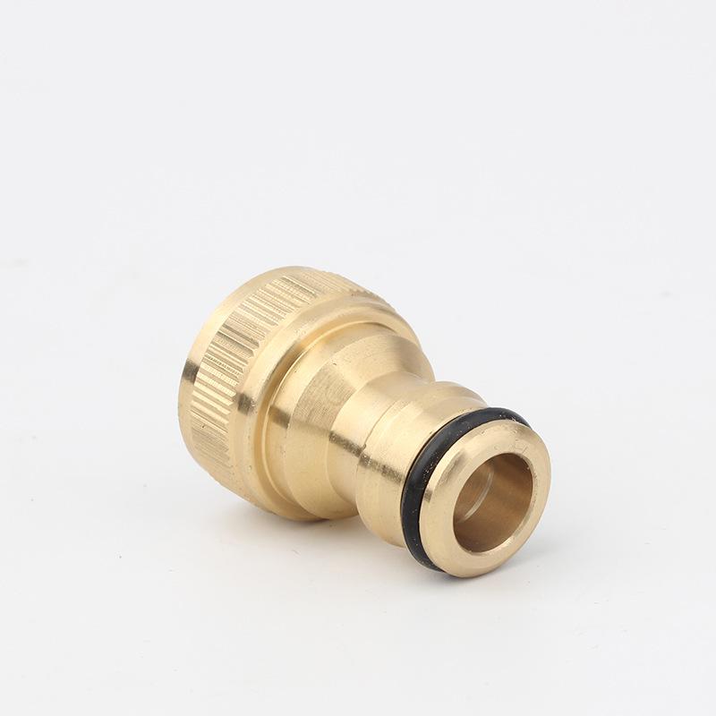 4-Minute Pure Copper Threaded Washing Machine Quick Connector