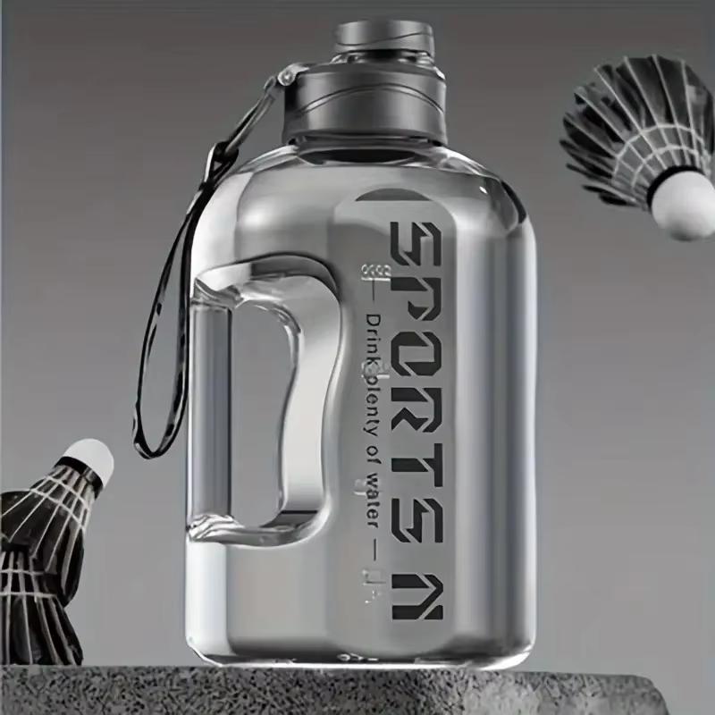 

1700ml Unisex water bottles for sports, fitness, cycling and daily hydration 1.7L сірий