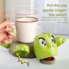 3D Printed Panicked Turtle Coaster Home Office Decorative Coffee Tea Cup Mat Insulation Pad Mug Holder with Funny Expression