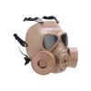 M04 Full Face Cover M05 Prop Biochemical Gas Face Shield with Dual Fan Filter Tanks UV Proof Sunglasses Lens