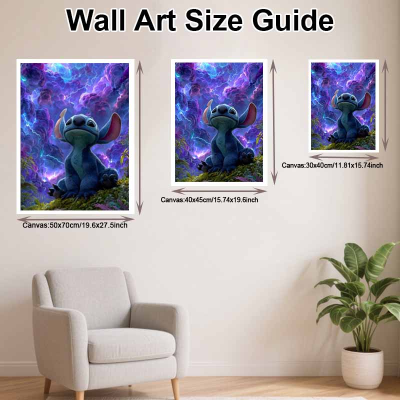 Disney Diamond Painting Set Stitch Classic Home Decor Craft, Perfect Handmade DIY Gift Idea