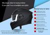 Jiekai Full Face Flip-Up Motorcycle Helmet for Men & Women with Horn Design - All Season Racing Safety Helmet.
