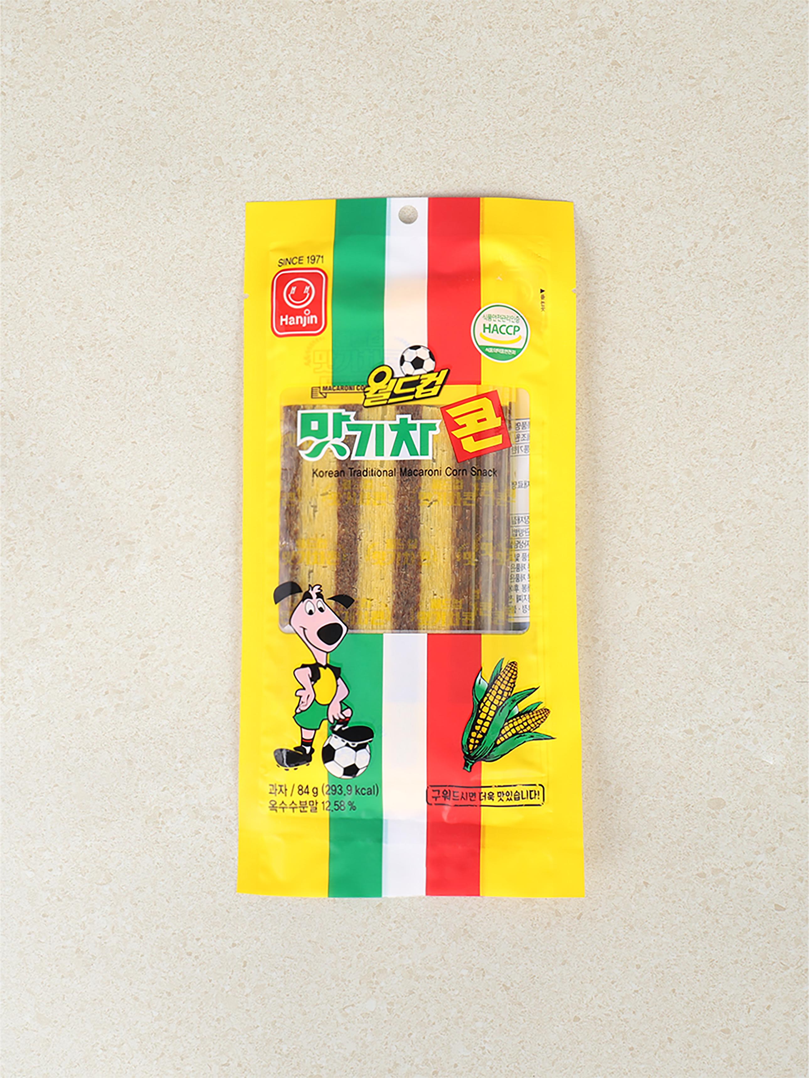 World Cup Flavor Train Corn Snack 84g 1ea