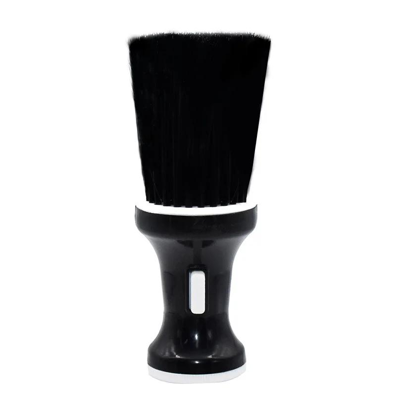 Soft Hair Brush Neck Face Duster Hairdressing Hair Cutting Broken Hair Cleaning Brush for Barber Salon Hairdressing Styling Tool