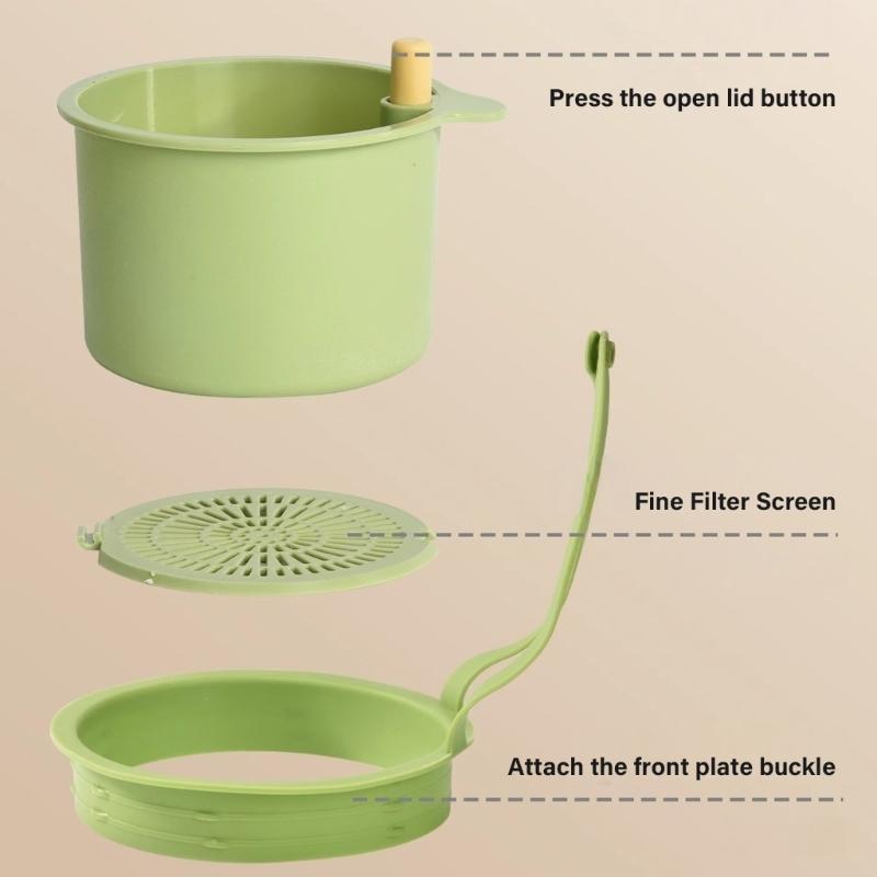 Quick Drying Sink Organizers Basket With Closure Long Handle And Multifunctional Storage Space for Kitchen Tool