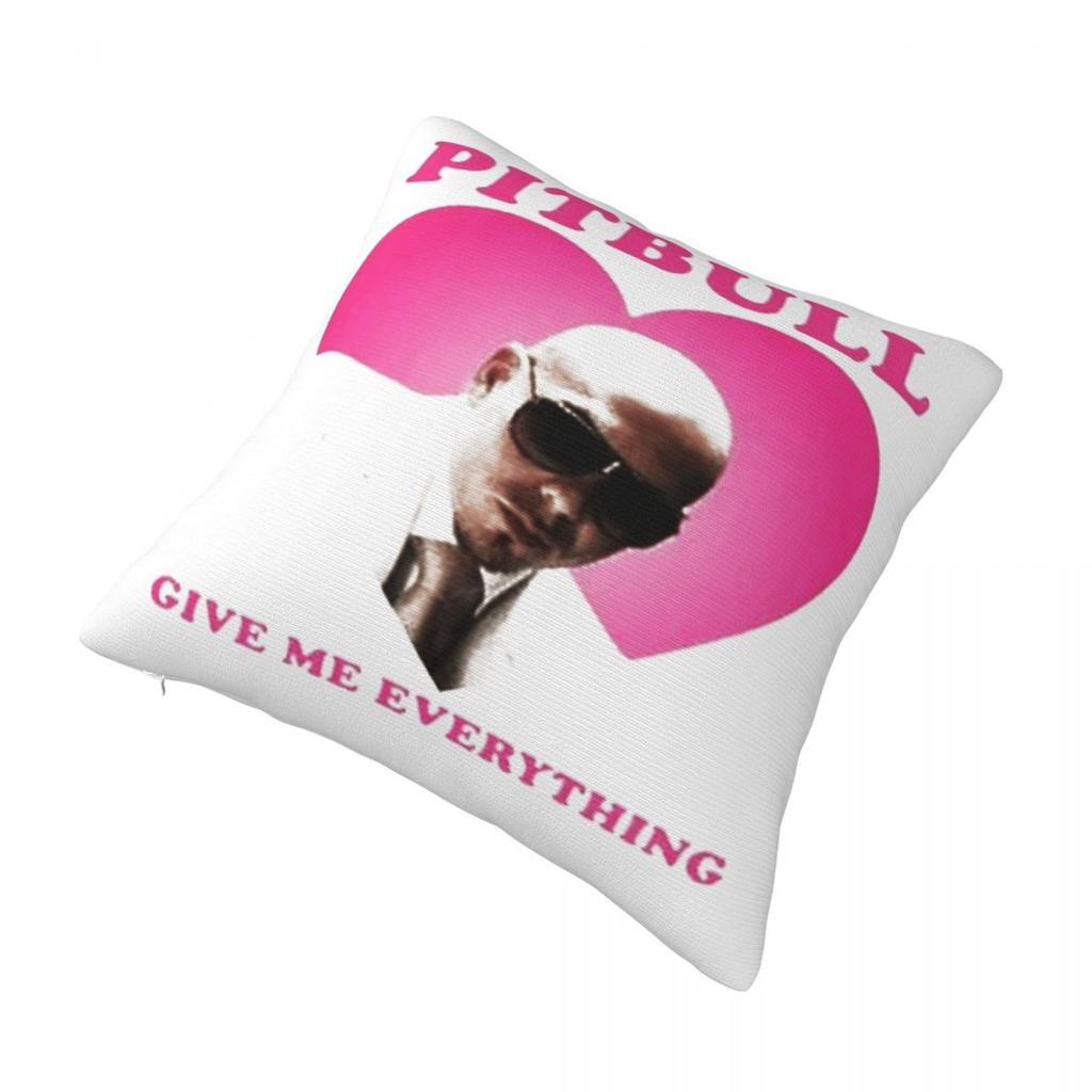 Mr Worldwide Pitbull Pillow Case Cushion Cover Square Printed Pillow Cover Kawaii Pillowcases For Living Room Chair