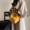 Casual Crossbody Bag For Women Street Style Simple Fabric Shoulder Bag Chic Commuter Work Purse