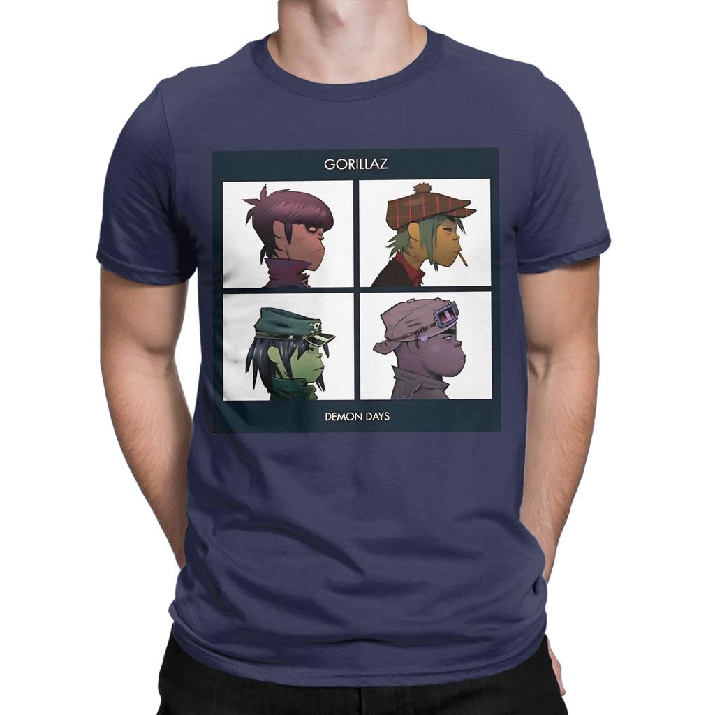 Twins Heads Novelty Graphic 100 Cotton Tshirt Gorillaz Tops Tees For Unisex