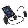 Display LCD Bici Elettrica 6 Pin M5 Pannello Display LCD Scooter Accessorio per Ciclismo Facile da Installare